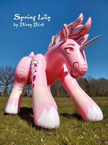 Spring Lily - the inflatable floral unicorn
