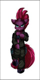 Fitted T-shirt - "Commander Tempest Shadow" by Pridark