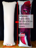 Vinyl inflatable pillow 150/50cm (old production)
