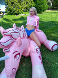 Spring Lily - the inflatable floral unicorn