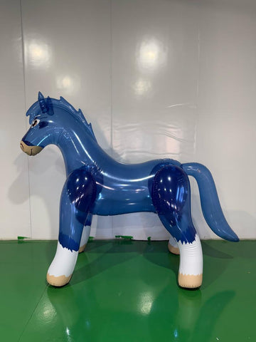 Factory sample - transparent blue horse