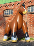 B-STOCK inflatable horse, airtight with minor flaws