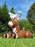 Flausi - the inflatable reindeer
