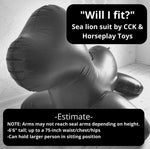 Kinky inflatable sea lion suit