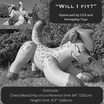 Hyenas - inflatable animal suits