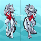 Inflatable body pillow - Squeaky Loona by AyGee