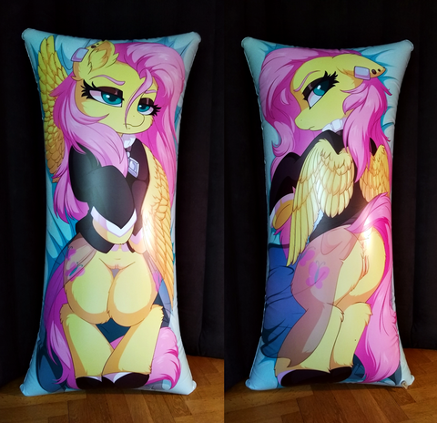 Inflatable body pillow Fluttergoth by DanLi69 and Hioshiru