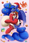 Blanket - Christmas Princess Luna by Pridark