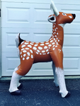 Vintage inflatable Topcat deer - 60" tall