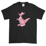 Regular Short Sleeve T-Shirt - "Pink Kangaroo" by Arin