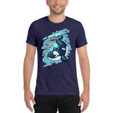 Tri-blend Short Sleeve T-Shirt - Inflatable Orca by Dirty Bird