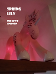 Spring Lily - lewd inflatable pink unicorn